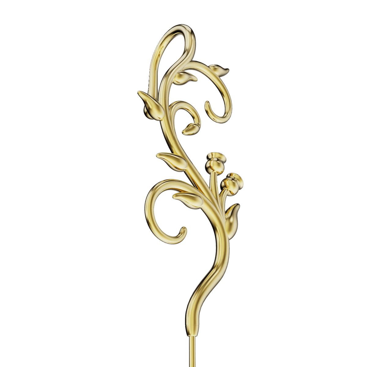 Enchanted Vine ear cuff, detail of the design