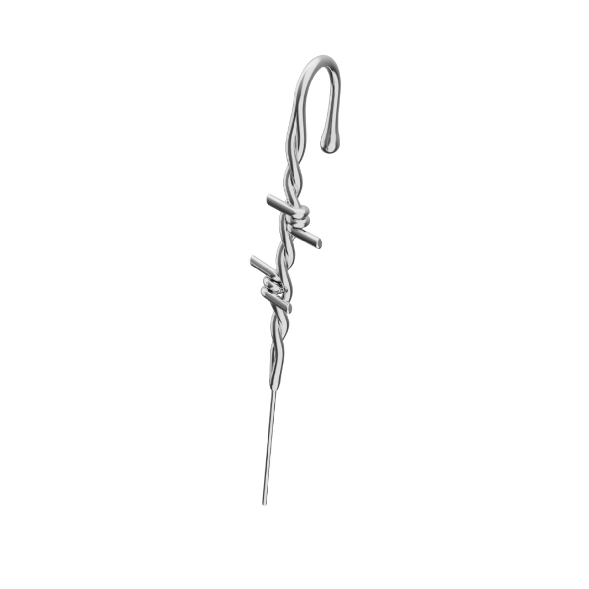 [Caution] ear cuff in silver, single
