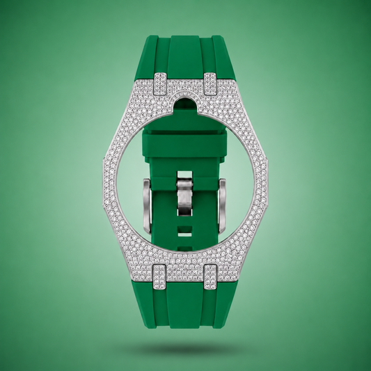 Royal Pop Strass Bracelet - GREEN EIGHT