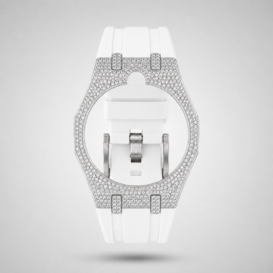 Royal Pop Strass Bracelet - HUIT BLANC