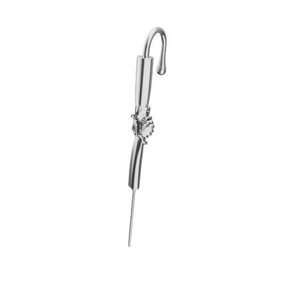 Helping Hand ear cuff in silver, single
