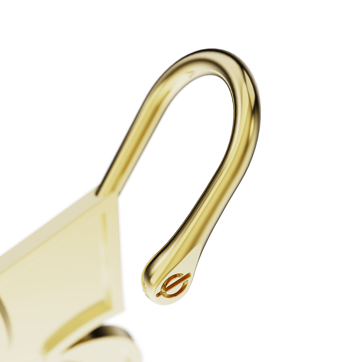 Fleur De Lys ear cuff, detail of the design