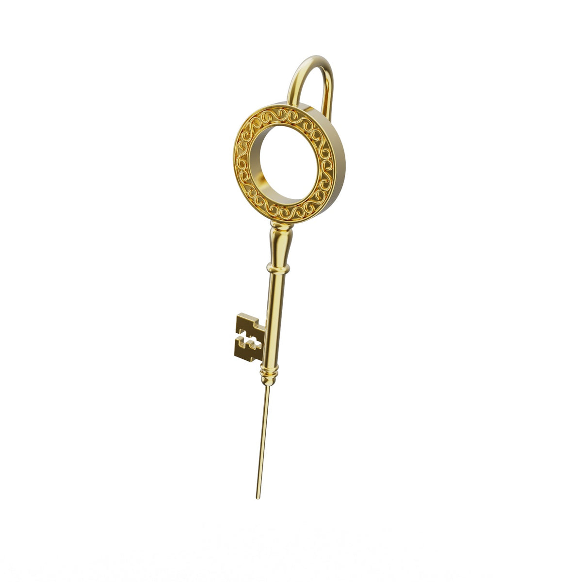 Unlocked Potential ear cuff in gold, single