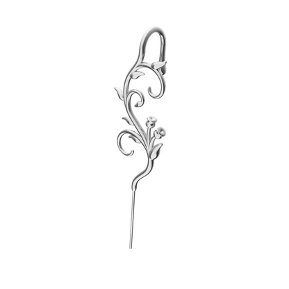 Enchanted Vine ear cuff in silver, single