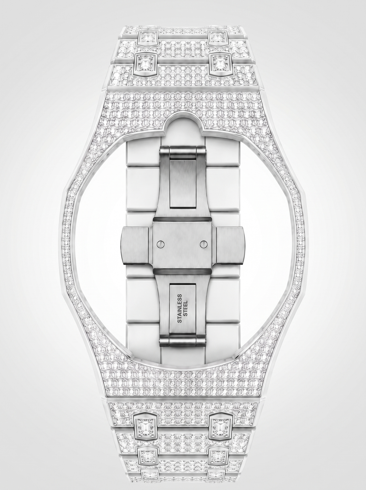 Royal Pop Ceramic Strass Bracelet - HUIT BLANC