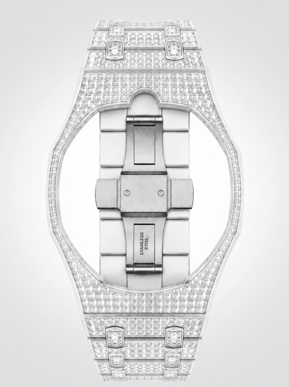 Royal Pop Ceramic Strass Bracelet - HUIT BLANC