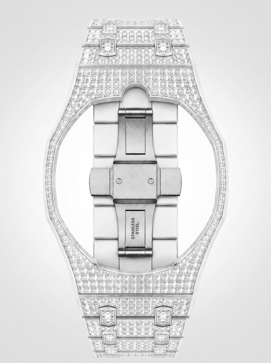 Royal Pop Ceramic Strass Bracelet - HUIT BLANC